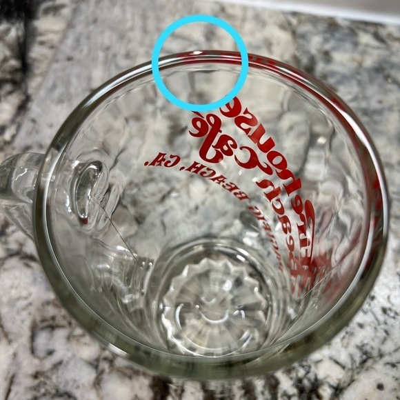 🍺 Vintage Firehouse Beach Cafe Glass Beer Mug | Pacific Beach, CA - Picture 8 of 8